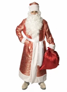 Карнавальный костюм новогодний «Дед Мороз» для взрослых