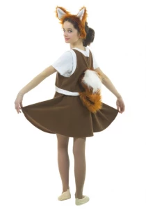 Детский карнавальный костюм «Белочка» (подростковый) для девочек