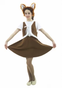 Детский карнавальный костюм «Белочка» (подростковый) для девочек