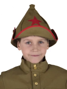 «Будёновка» солдатская военно-полевая детская (Саржа)