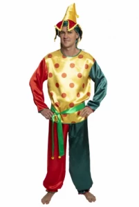 Карнавальный костюм «Петрушка» для взрослых