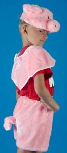 Детский карнавальный костюм «Поросёнок» (подростковый) для мальчиков и девочек