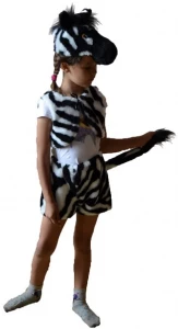 Детский карнавальный костюм «Зебра» (подростковый) для мальчиков и девочек