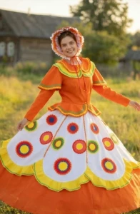 Костюм «Дымковская Игрушка» для взрослых