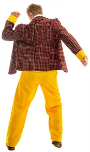 Костюм «Стиляга» (с жёлтыми полосками) мужской для взрослых