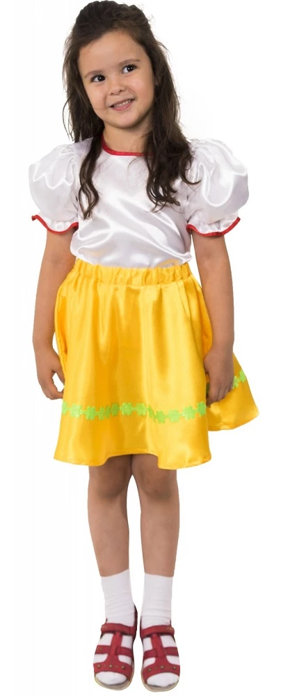 Детская Юбка «Танцевальная» (жёлтая) для девочек Купить в Москве,  Московской области, России.