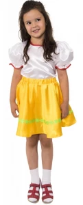 Детская Юбка «Танцевальная» (жёлтая) для девочек