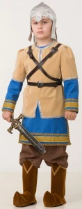 Детский карнавальный костюм «Алеша Попович» для мальчиков
