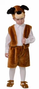 Детский карнавальный костюм Собачка «Тузик» для мальчиков и девочек