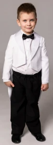Детский «Фрак» (белый) для мальчиков