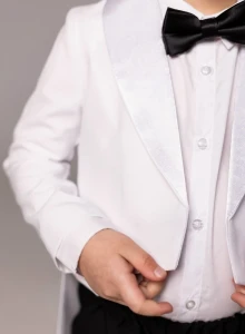 Детский «Фрак» (белый) для мальчиков