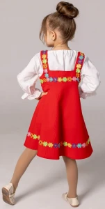 Детский плясовой костюм «Яблочко» для девочек