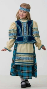 Детский Национальный «Народный» костюм для девочек
