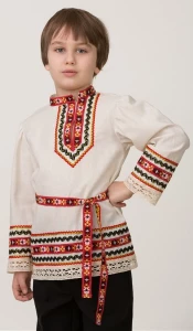 Детский Славянский костюм Рубашка «Вышиванка» для мальчиков