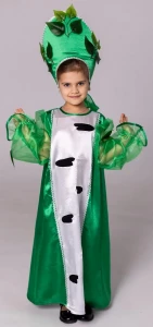 Детский карнавальный костюм «Берёзка» для девочки