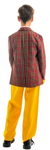 Детский карнавальный костюм «Стиляга» (с жёлтыми штанами) для мальчиков