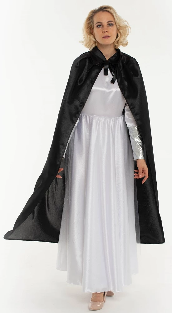 Детский карнавальный костюм «Чёрный плащ», текстиль, размер 36, рост 146 см