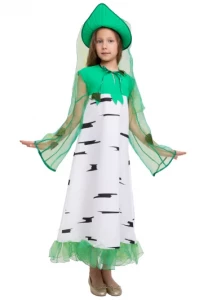 Детский карнавальный костюм «Берёзка» для девочек