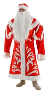 Новогодний костюм Дед Мороз «Боярский» для взрослых