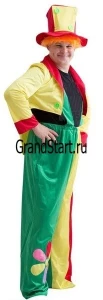 Маскарадный костюм «Клоун» для взрослых