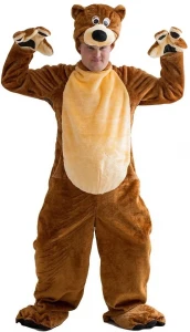 Маскарадный костюм «Медведь» (бурый) для взрослых
