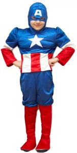 Детский карнавальный костюм Капитан «Америка» для мальчиков