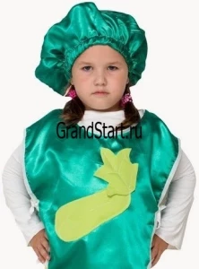 Детский костюм Овощ «Кабачок» для девочек и мальчиков