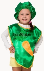 Детский костюм Овощ «Морковь» для девочек и мальчиков