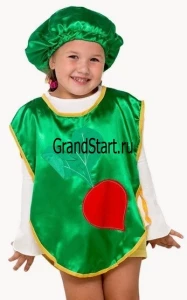 Детский костюм Свекла «Бурячок» для девочек и мальчиков