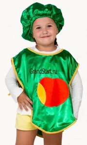 Детский костюм «Яблоко» для девочек и мальчиков