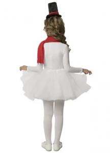 Детский новогодний костюм «Снеговик» для девочек