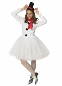 Новогодний костюм «Снеговик» для девушек
