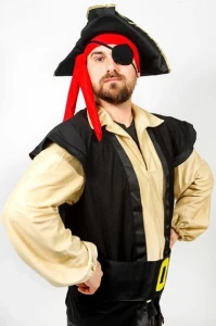 Карнавальный костюм «Пират» в шляпе мужской для взрослых