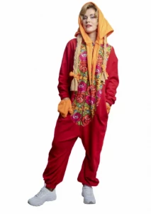 Детский костюм Кигуруми «Матрешка» для мальчиков и девочек