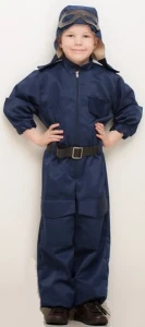 Детский Военный костюм Солдат «Летчик» Великой Отечественной Войны для мальчиков