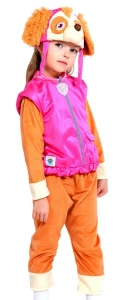 Детский карнавальный костюм Щенячий Патруль «Скай» для девочек
