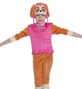 Детский карнавальный костюм Щенячий Патруль «Скай» для девочек