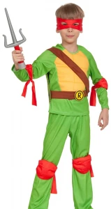 Детский карнавальный костюм Черепашка-Ниндзя «Рафаэль» для мальчиков