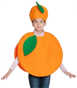 Детский карнавальный костюм «Апельсин» для мальчиков и девочек