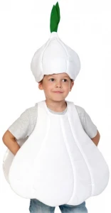 Детский карнавальный костюм «Чеснок» для мальчиков и девочек