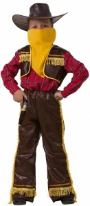 Детский карнавальный костюм «Ковбой» (жёлтый) для мальчиков