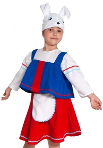 Детский карнавальный костюм Зайка «Хозяйка» для девочек