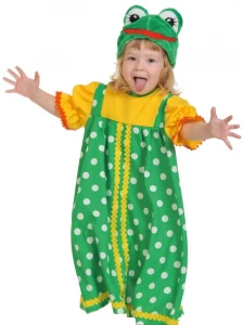 Детский карнавальный костюм Лягушка «Квакушка» для девочек