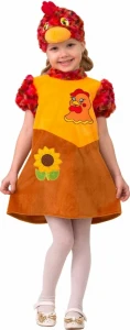 Детский карнавальный костюм Курица «Ряба» для девочек