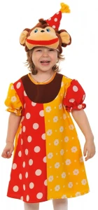 Детский карнавальный костюм Обезьянка Мартышка «Чита» для девочек