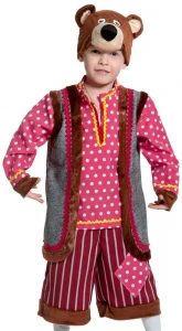 Детский карнавальный костюм Медвежонок «Михаил Потапыч» для мальчиков