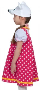 Детский карнавальный костюм Мышка «Норушка» для девочек