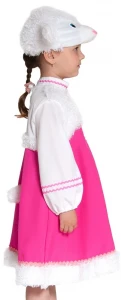 Детский карнавальный костюм Овечка «Кудряшка» для девочек
