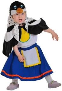 Детский карнавальный костюм «Сорока-Белобока» для девочек