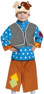 Детский карнавальный костюм Собака Пёсик «Барбосик» для мальчиков и девочек